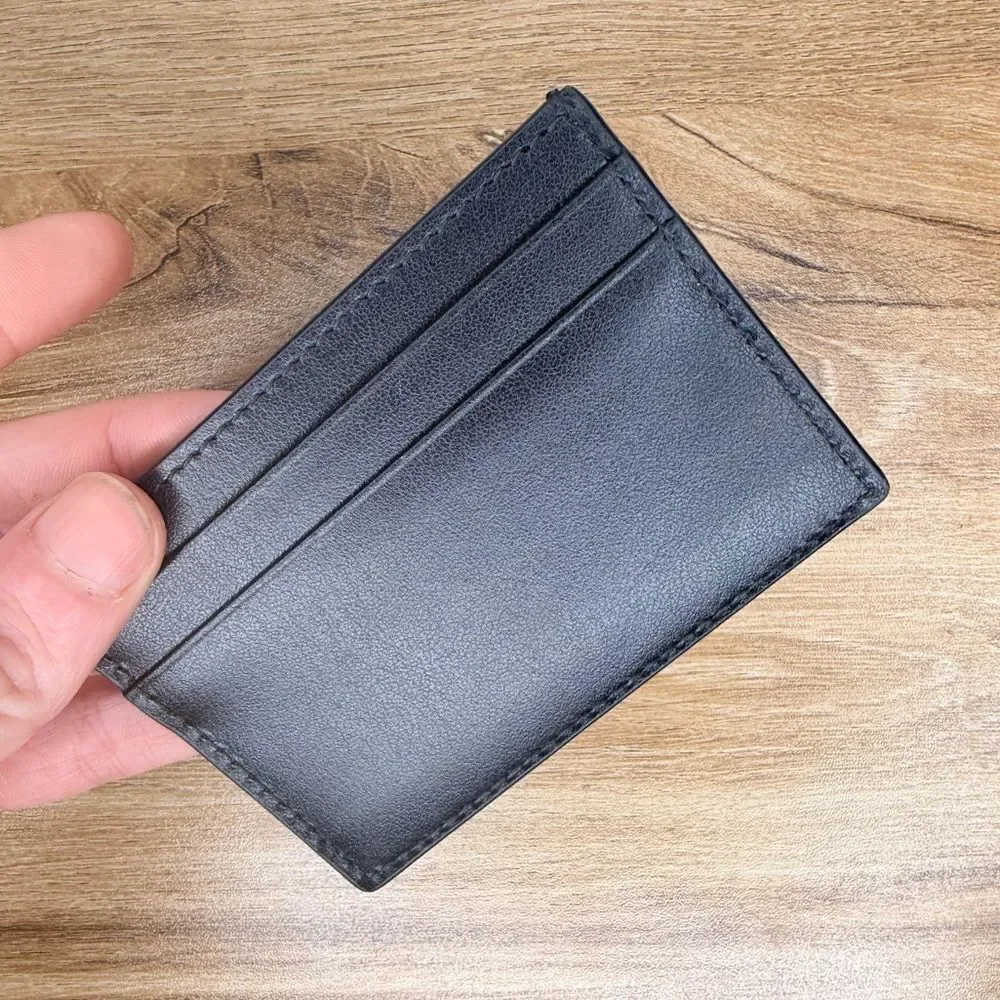 NWOT GUCCI Black Card Holder | Wallet Leather